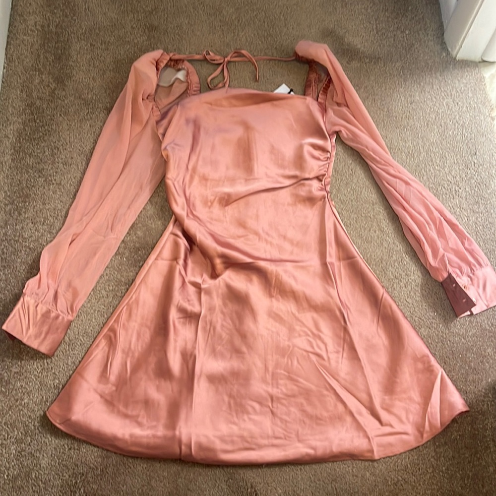 Pink short party dress